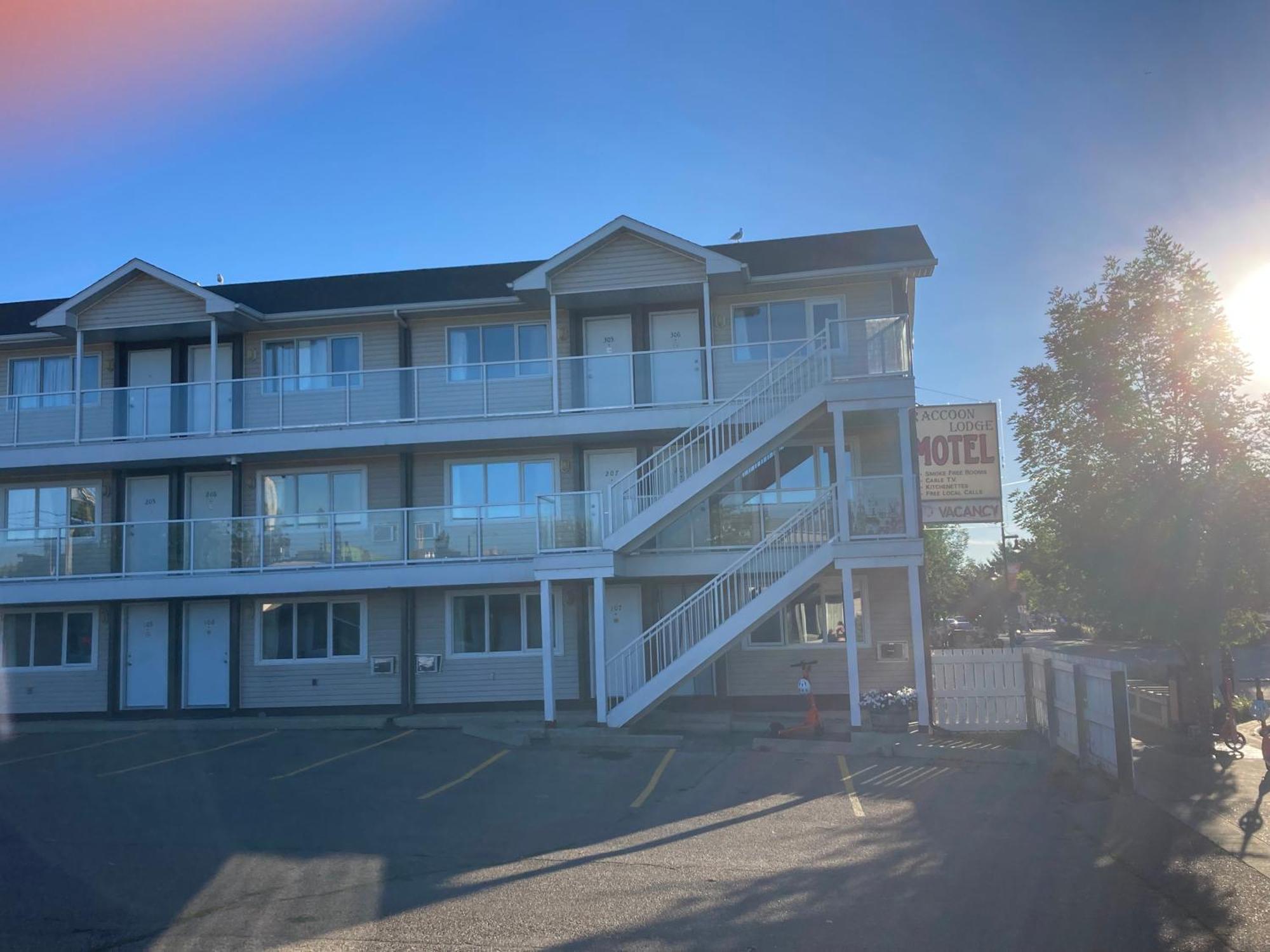 Raccoon Lodge Motel Sylvan Lake Exterior photo