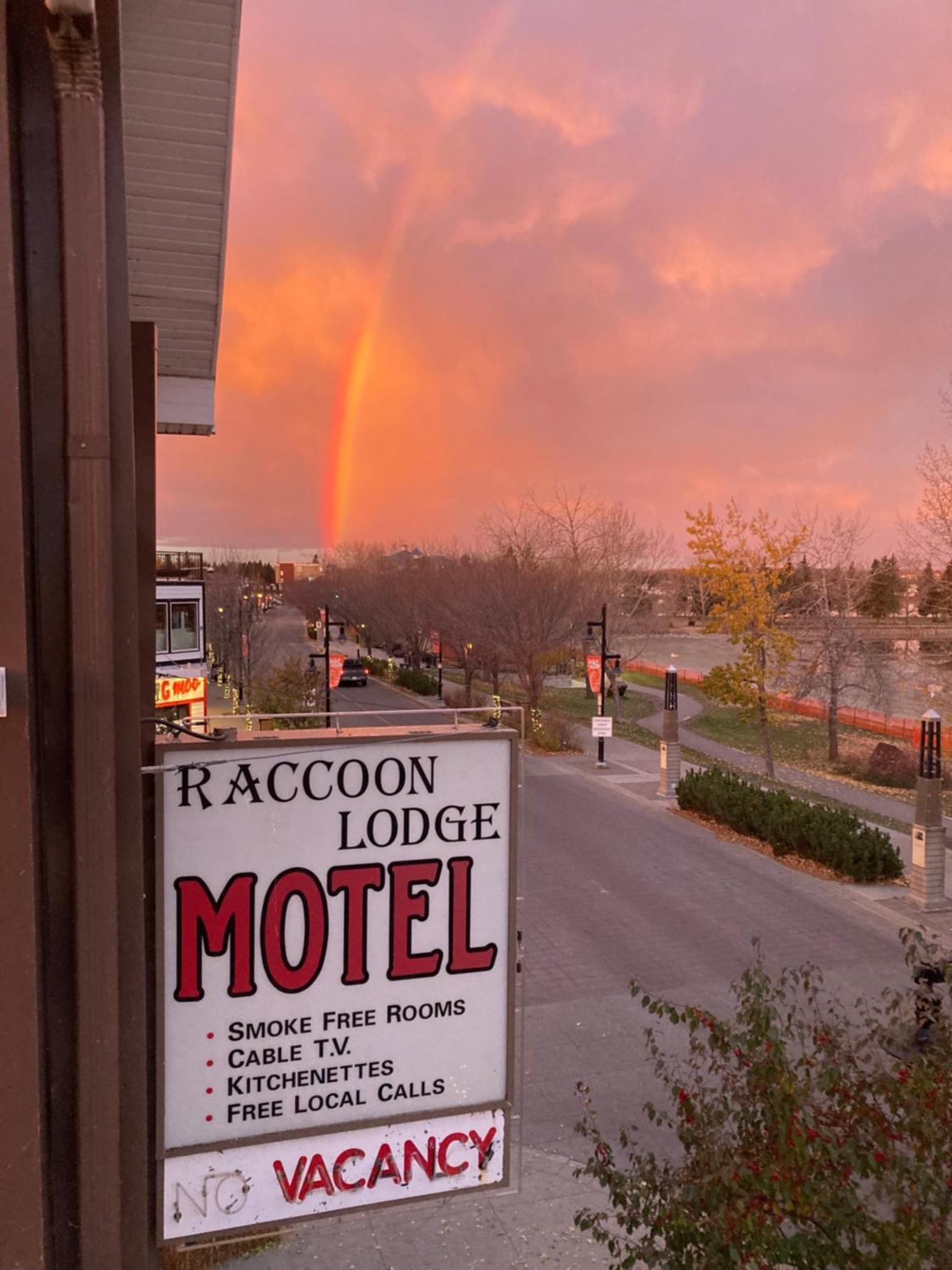 Raccoon Lodge Motel Sylvan Lake Exterior photo